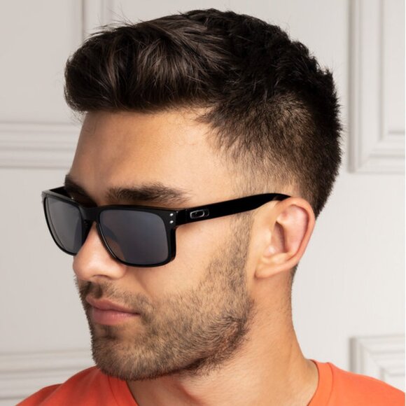 Oakley OO9102-E155 Holbrook Black Frame Prizm Black Iridium Lens Sunglasses 57mm - Picture 16 of 16